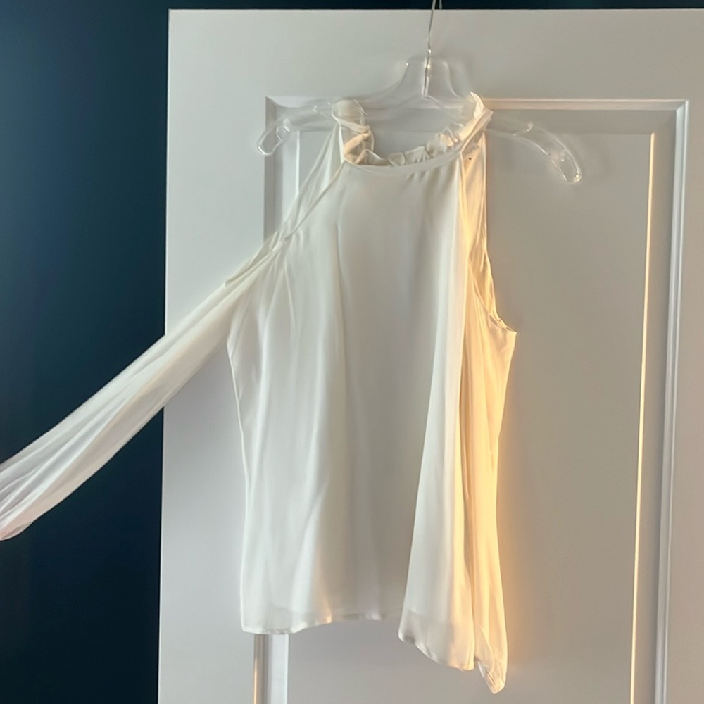 Ecru size medium white blouse